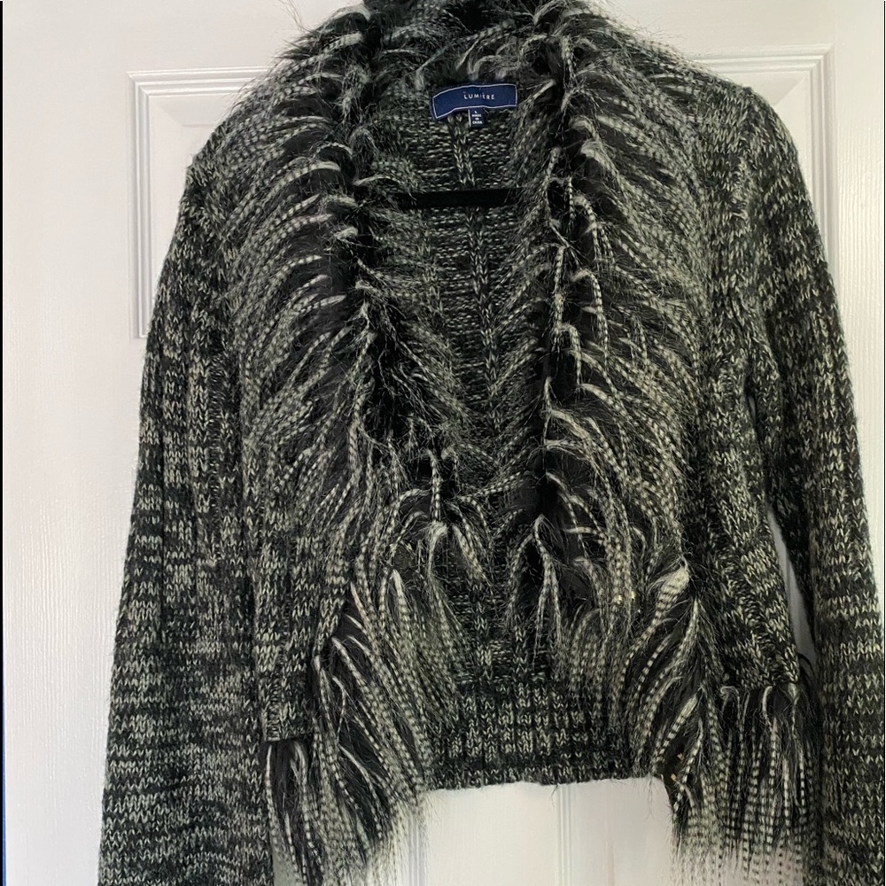 Feathery sweater